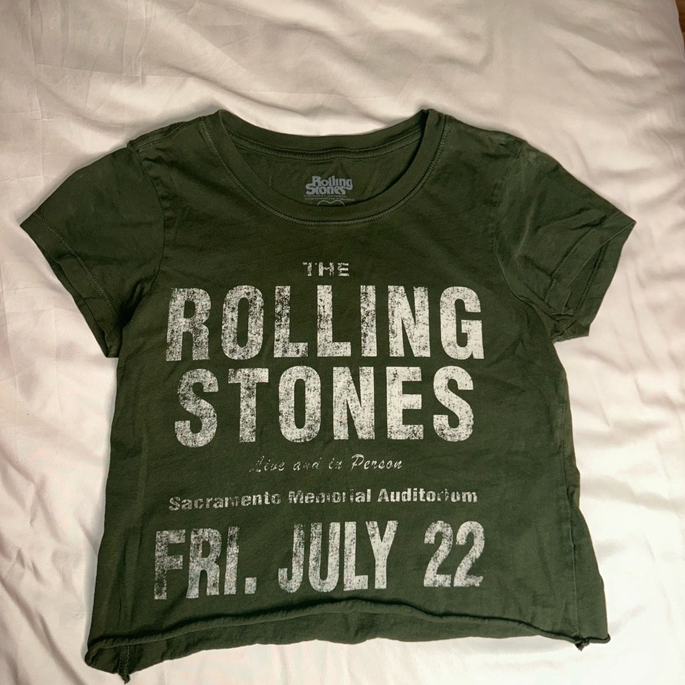 Rolling Stones Green Graphic Tee - Picture 2 of 3